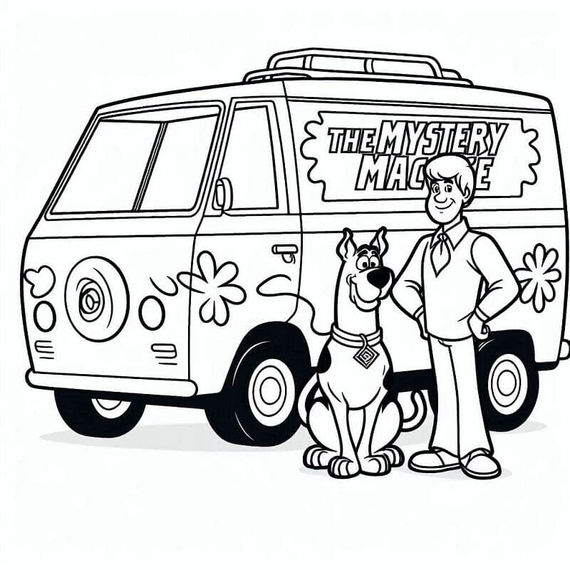 Scooby Doo (3) fargelegging