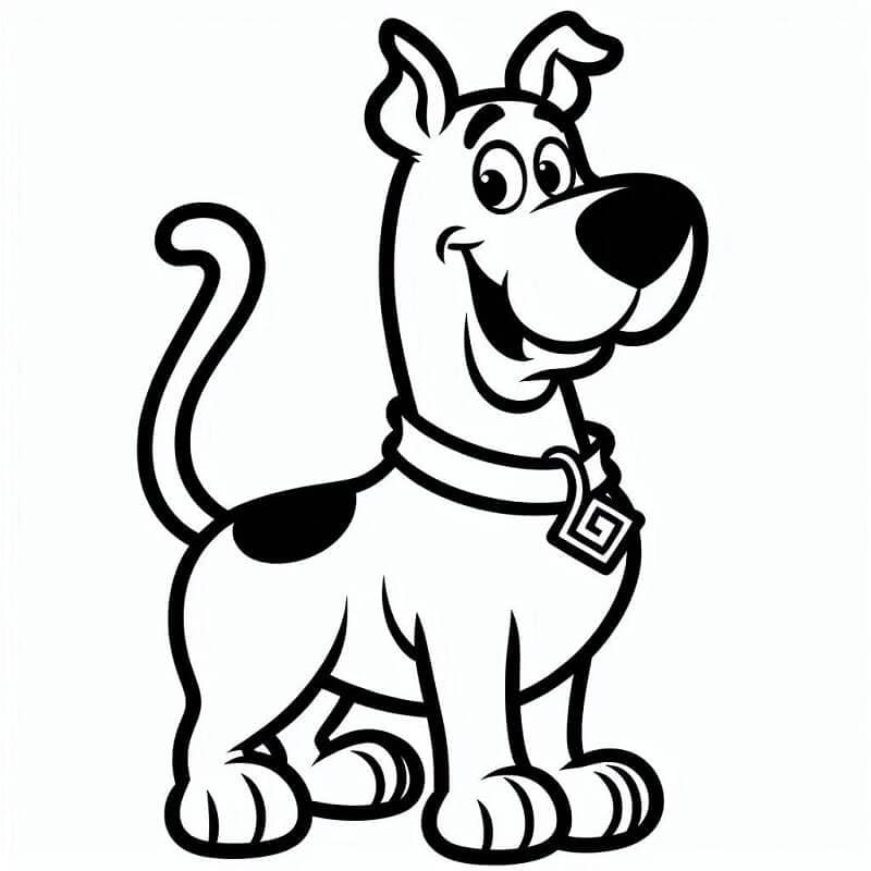 Scooby Doo (4) fargelegging