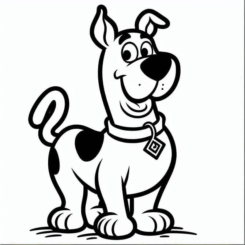 Scooby Doo (9) fargelegging
