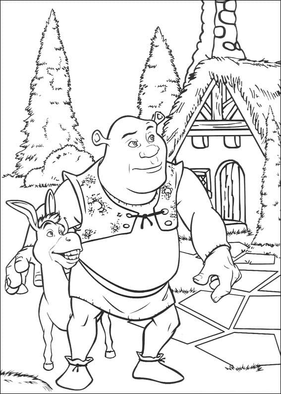Shrek (19) fargelegging