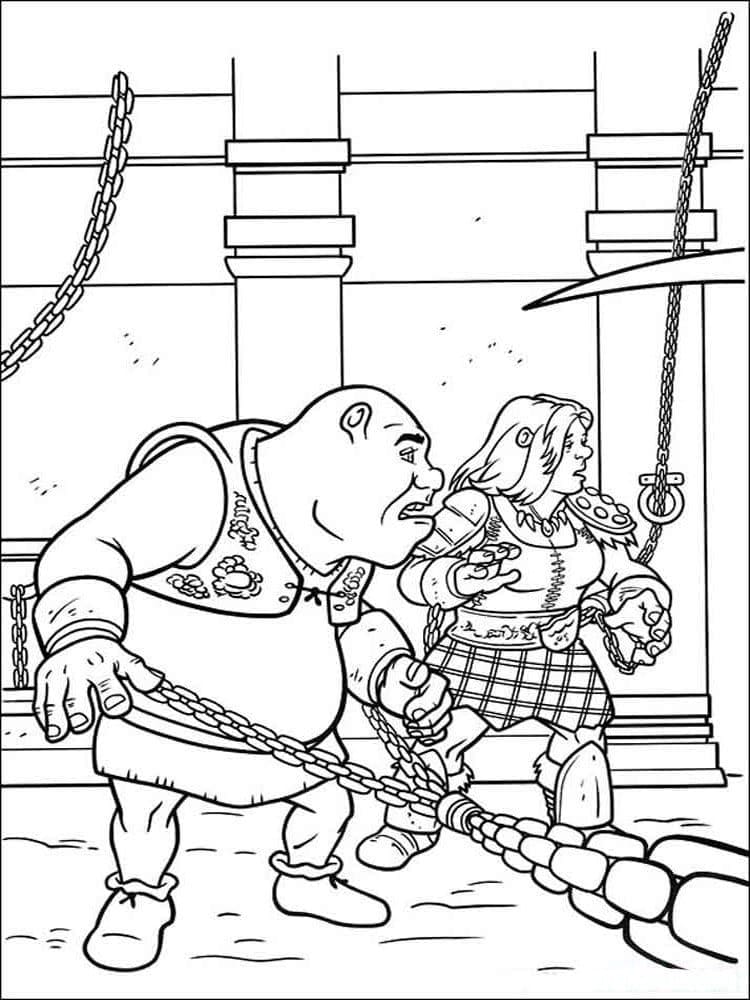 Shrek (28) fargelegging