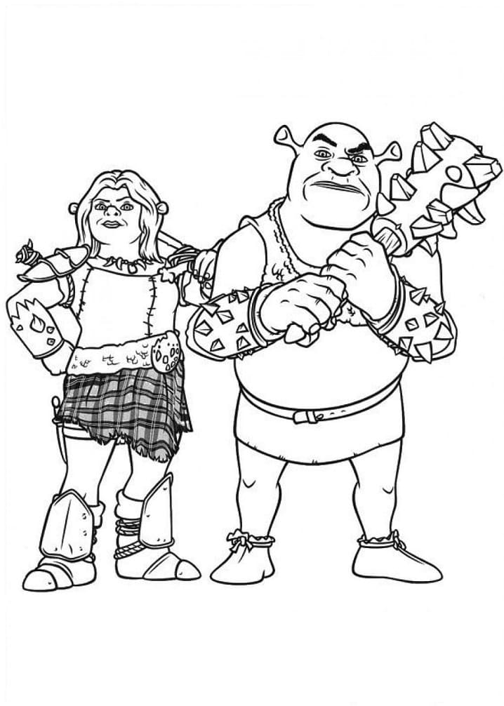 Shrek (29) fargelegging