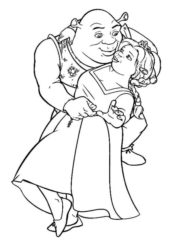 Shrek (30) fargelegging