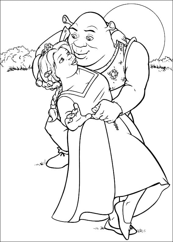 Shrek (38) fargelegging