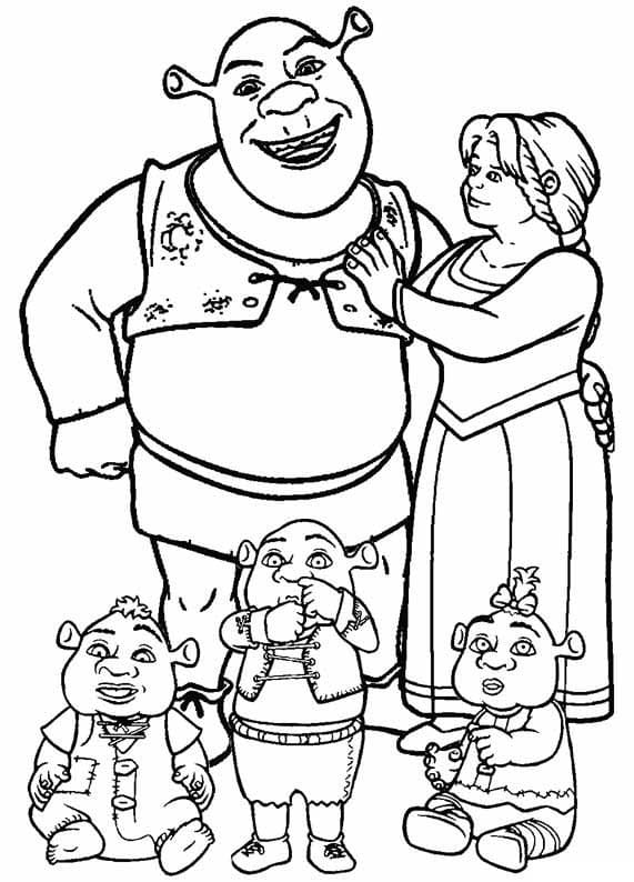 Shrek (5) fargelegging