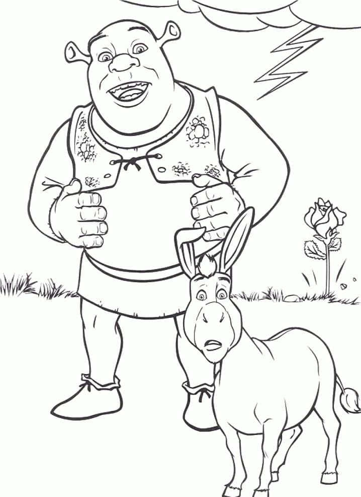 Shrek (8) fargelegging
