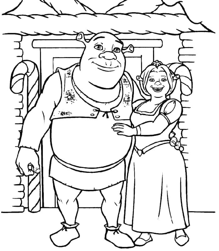 Shrek (9) fargelegging