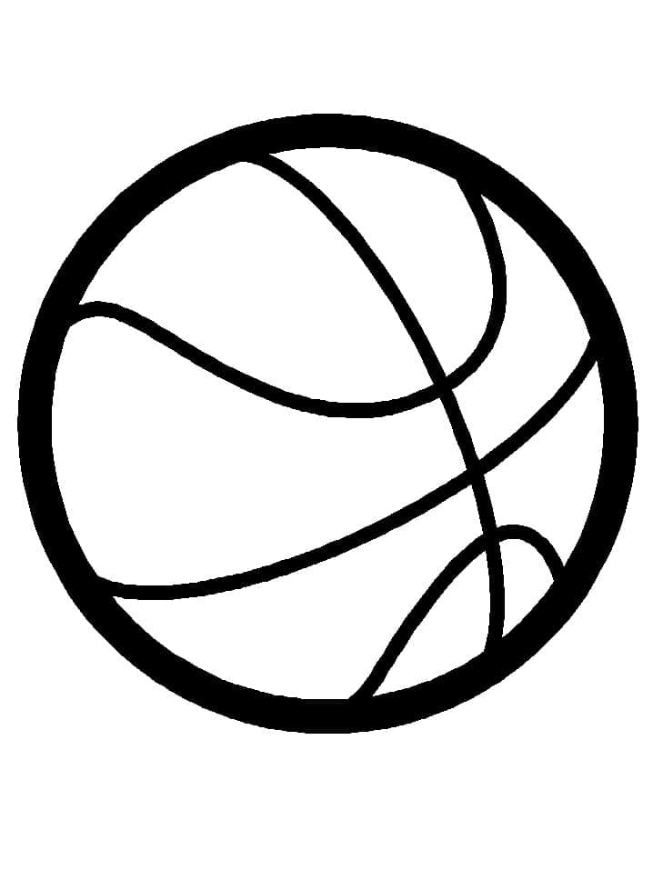 Skriv ut basketball fargelegging