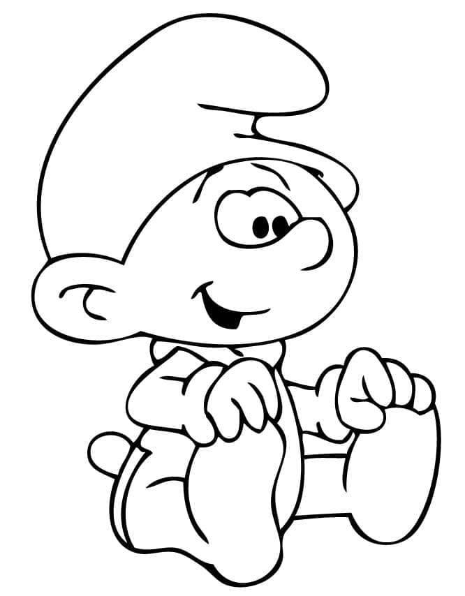 Smurfene (1) fargelegging