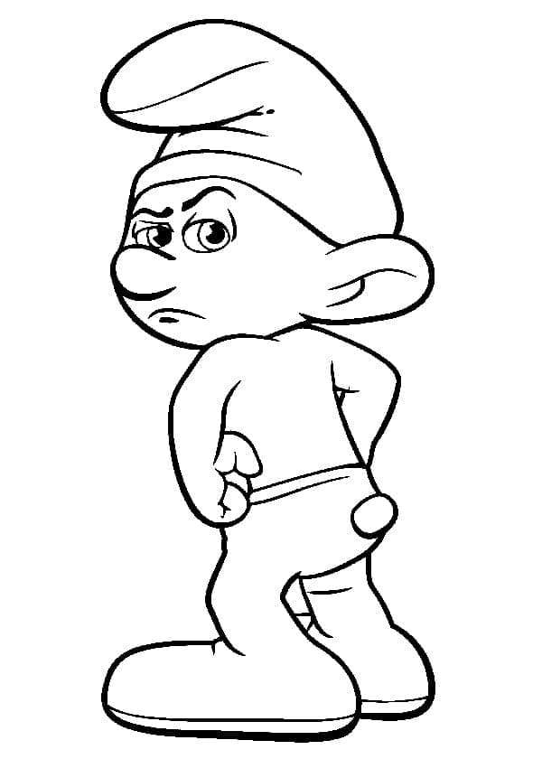 Smurfene (10) fargelegging