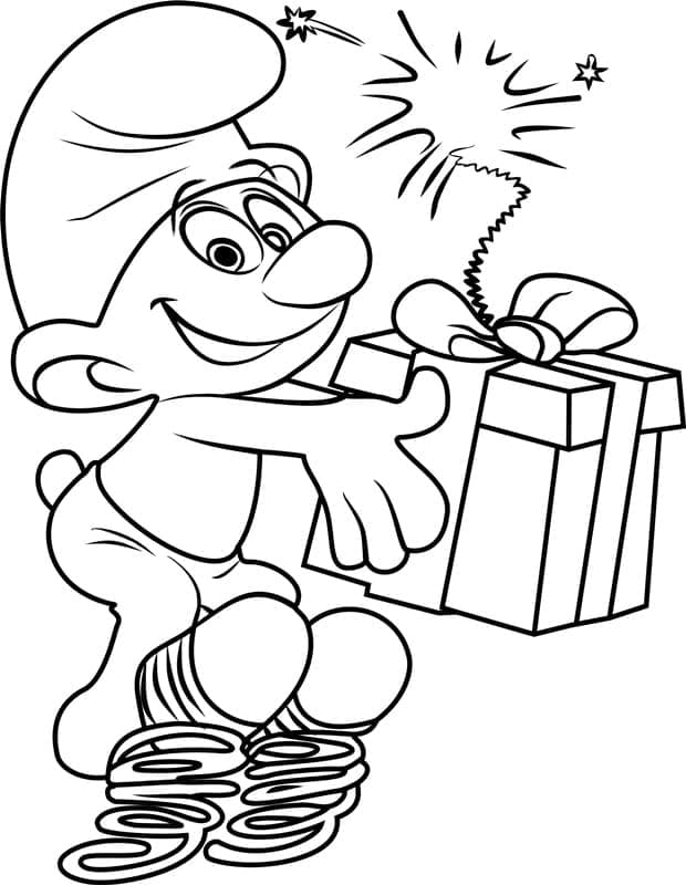 Smurfene (12) fargelegging