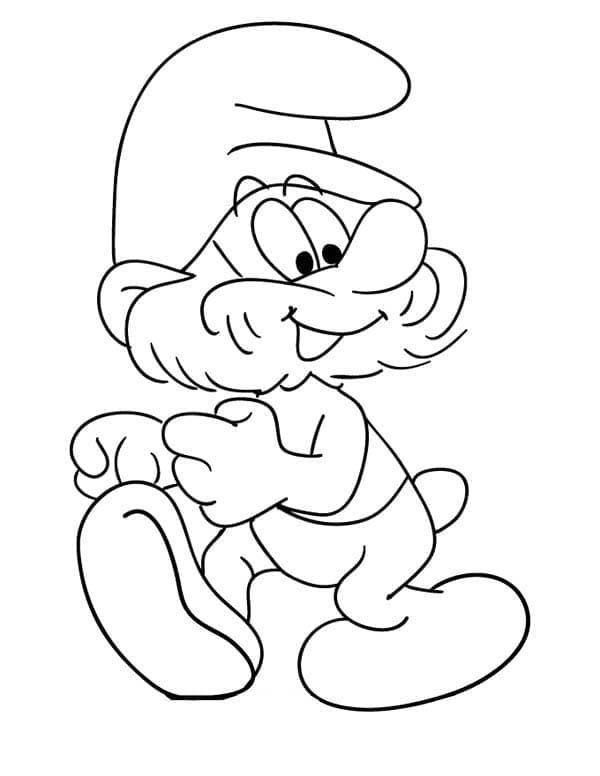 Smurfene (15) fargelegging