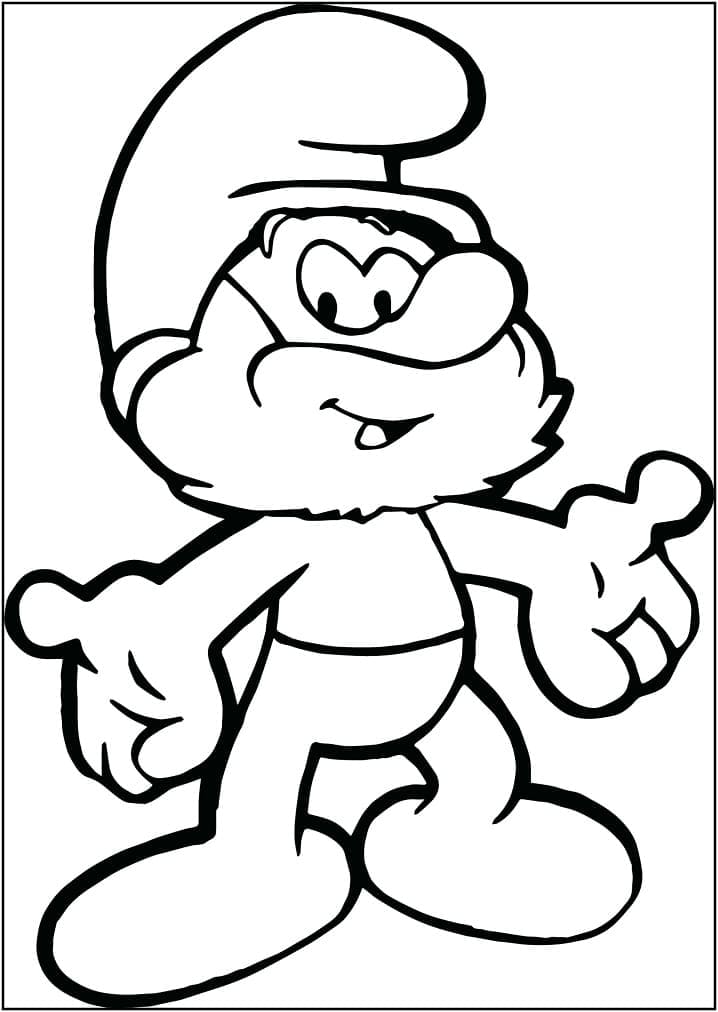 Smurfene (18) fargelegging
