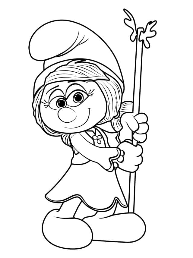 Smurfene (19) fargelegging