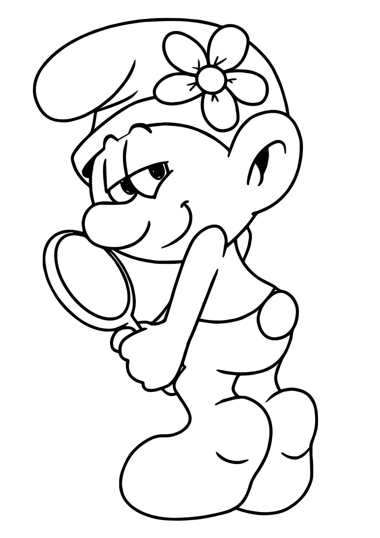 Smurfene (20) fargelegging