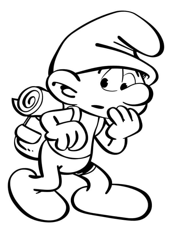 Smurfene (21) fargelegging
