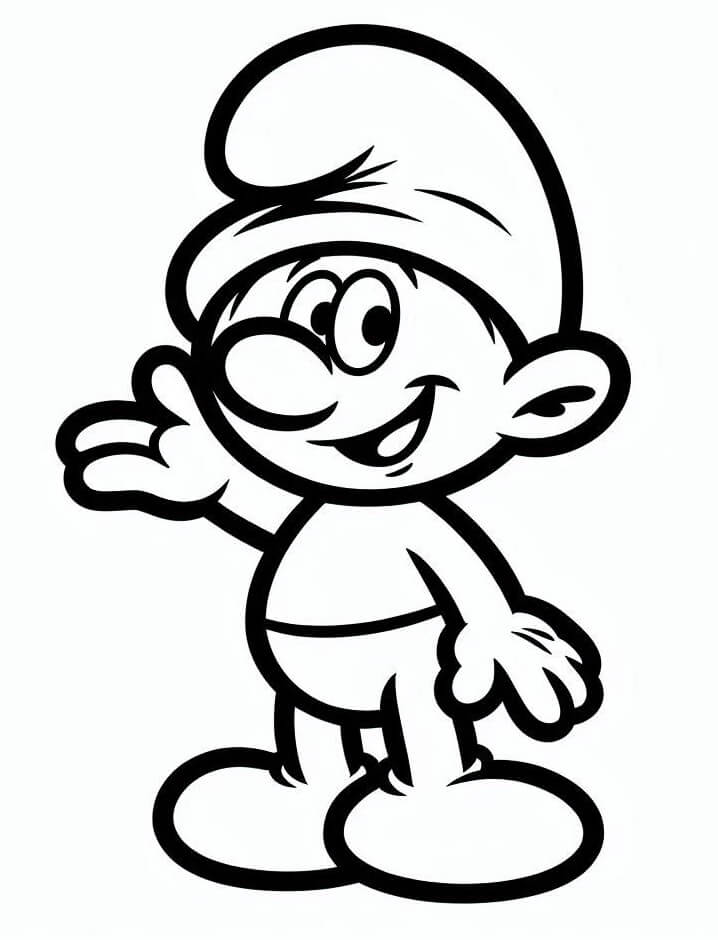 Smurfene (22) fargelegging