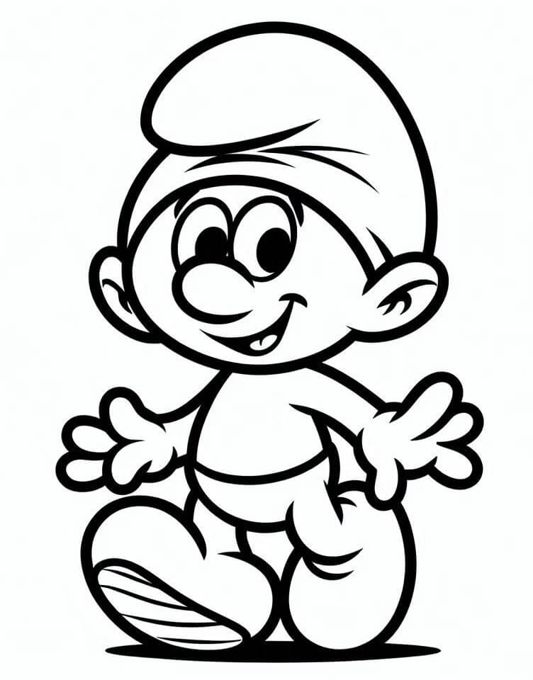 Smurfene (24) fargelegging