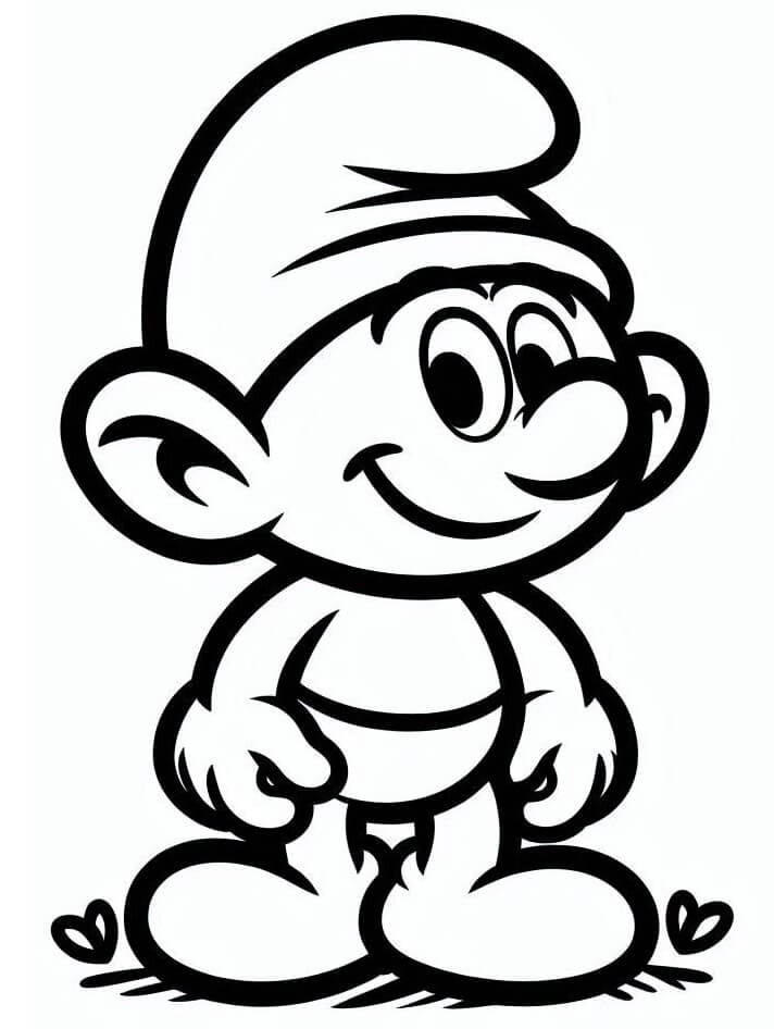 Smurfene (25) fargelegging