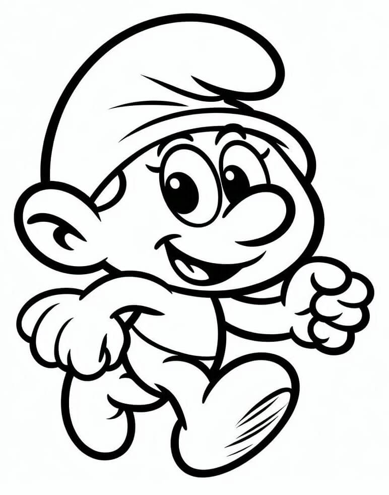 Smurfene (29) fargelegging