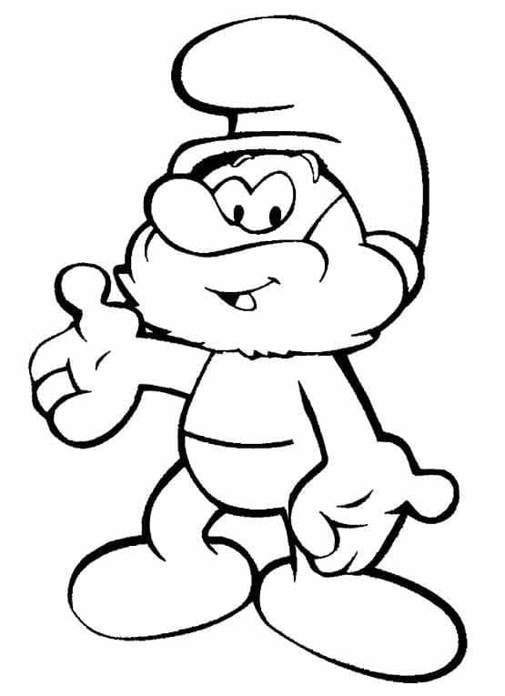 Smurfene (3) fargelegging