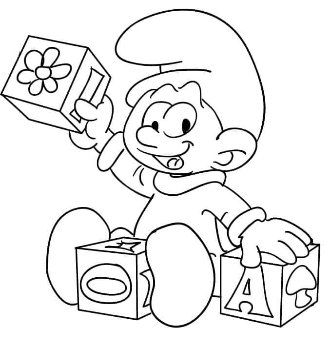 Smurfene (31) fargelegging