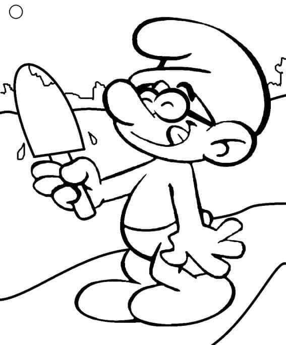 Smurfene (33) fargelegging