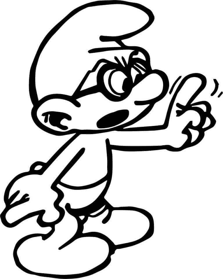 Smurfene (36) fargelegging