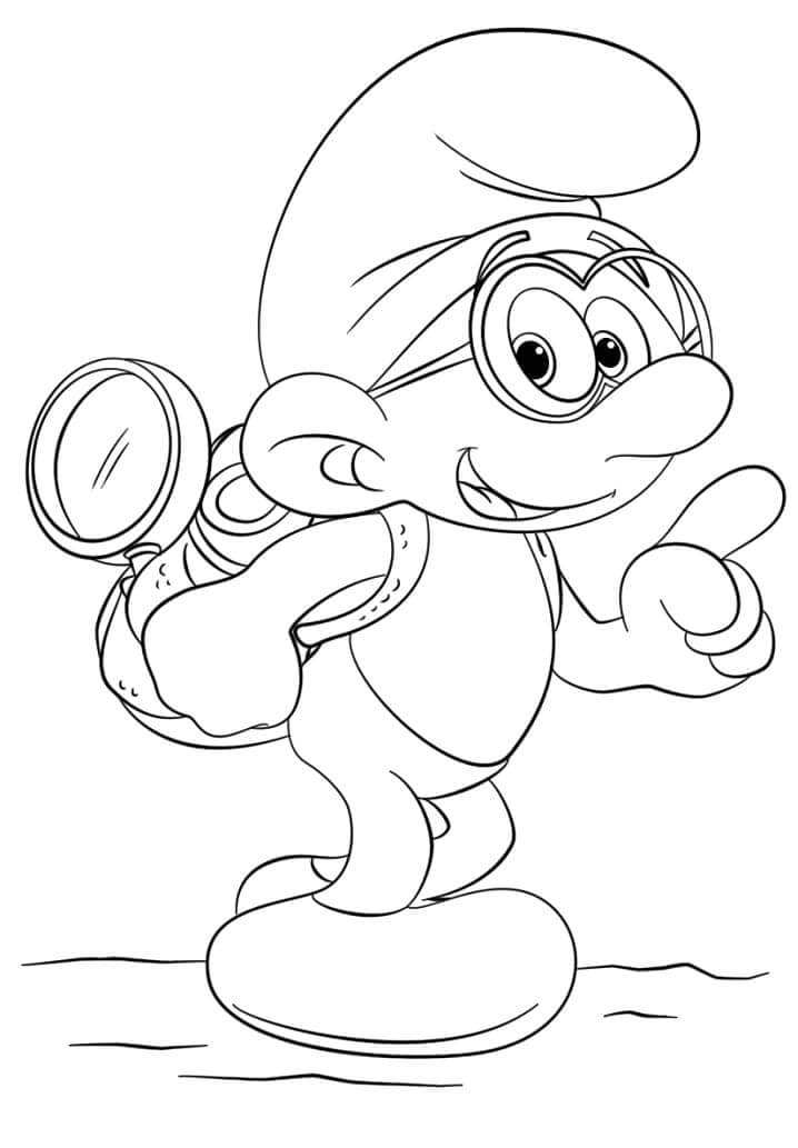 Smurfene (37) fargelegging