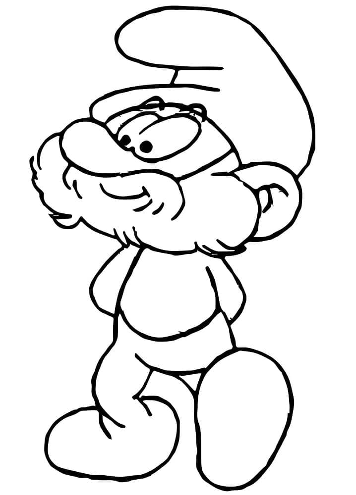 Smurfene (4) fargelegging