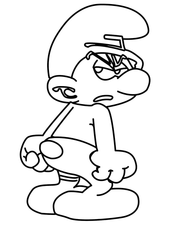 Smurfene (8) fargelegging