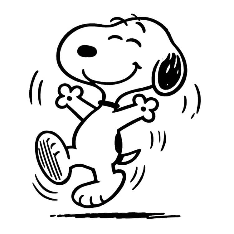 Snoopy (10) fargelegging