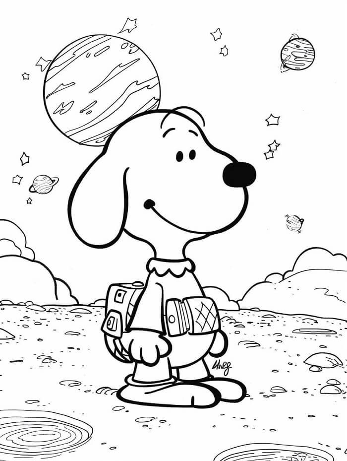 Snoopy (3) fargelegging