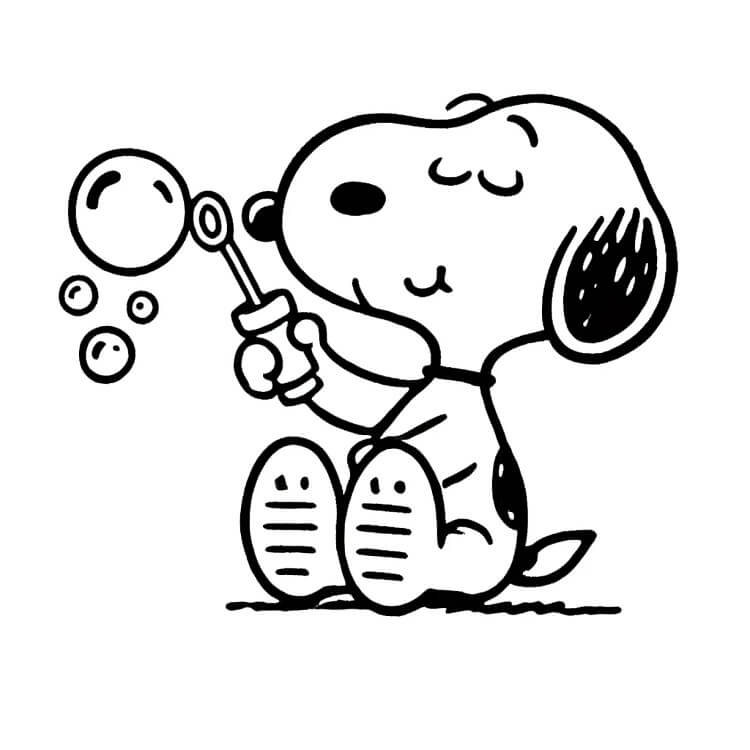 Snoopy (7) fargelegging