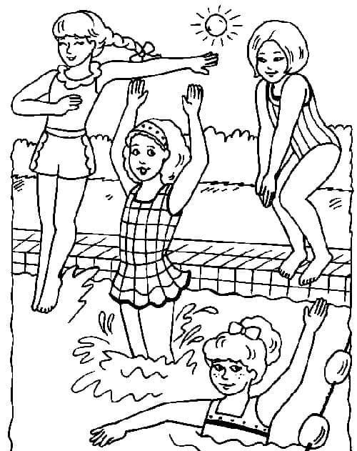 Sommer (3) fargelegging