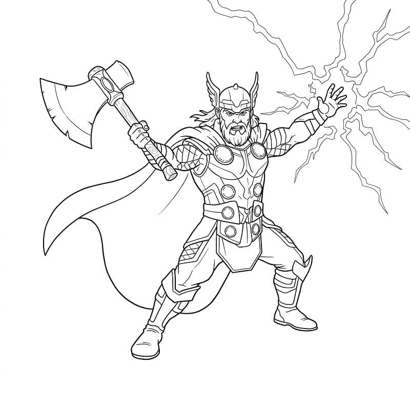 Thor (4) fargelegging