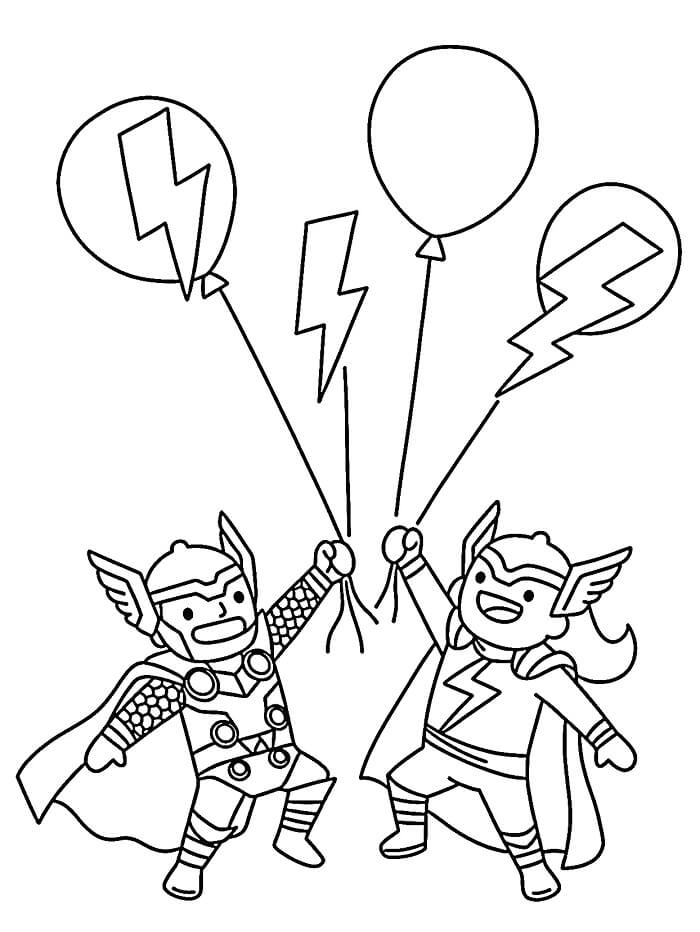 Thor (8) fargelegging