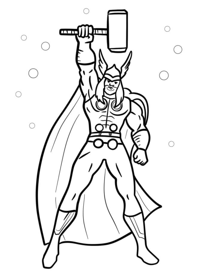 Thor for barn fargelegging