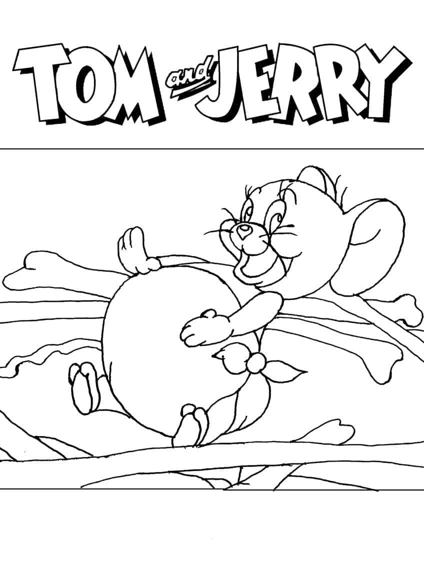 Tom og Jerry (14) fargelegging