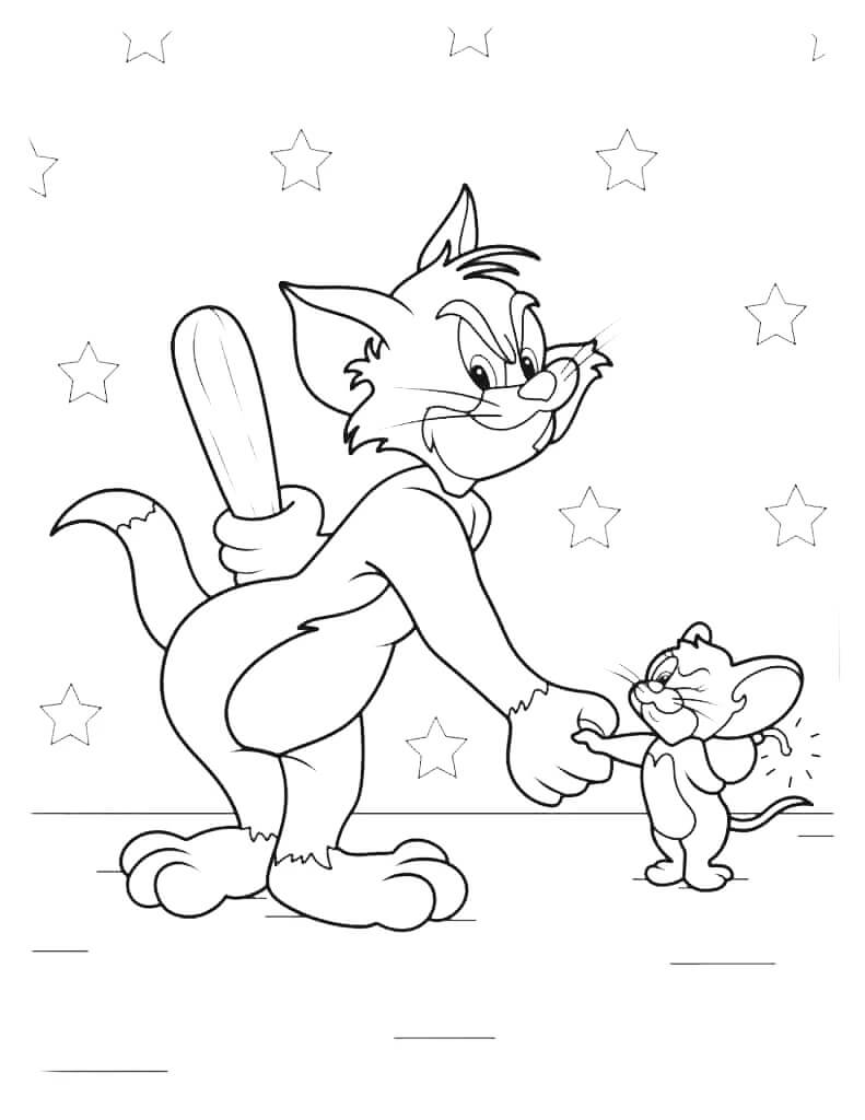 Tom og Jerry (22) fargelegging