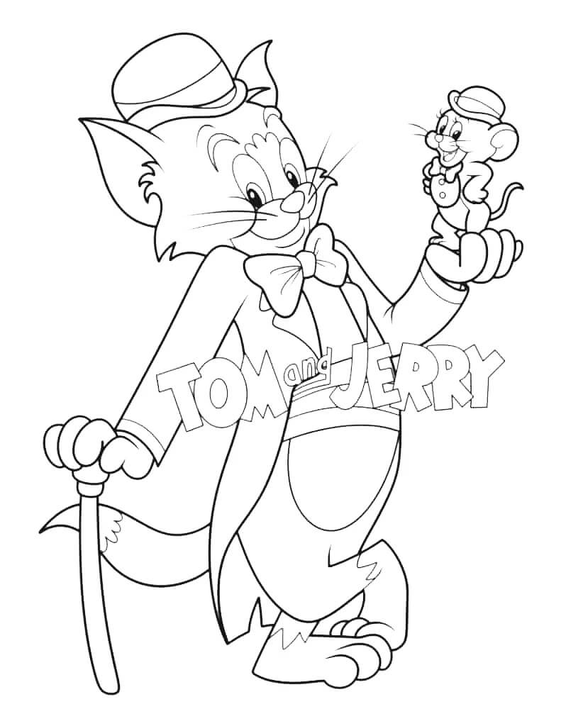 Tom og Jerry (27) fargelegging