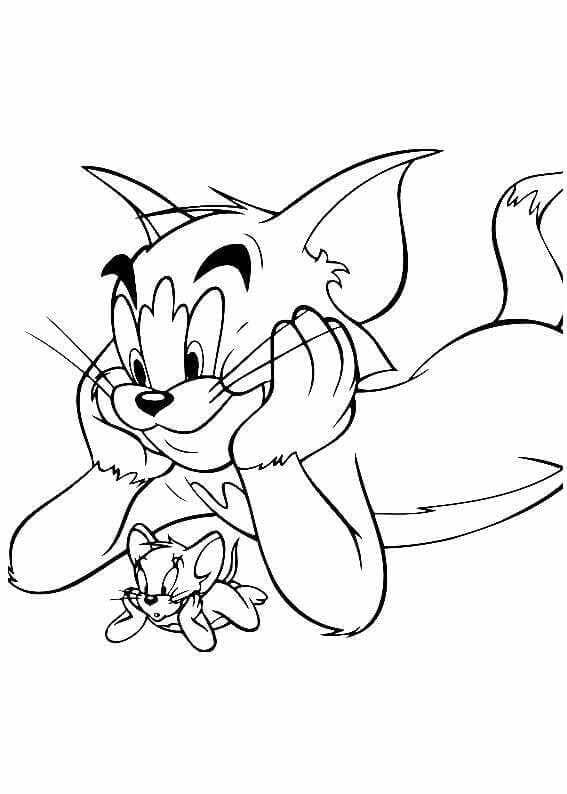 Tom og Jerry (29) fargelegging