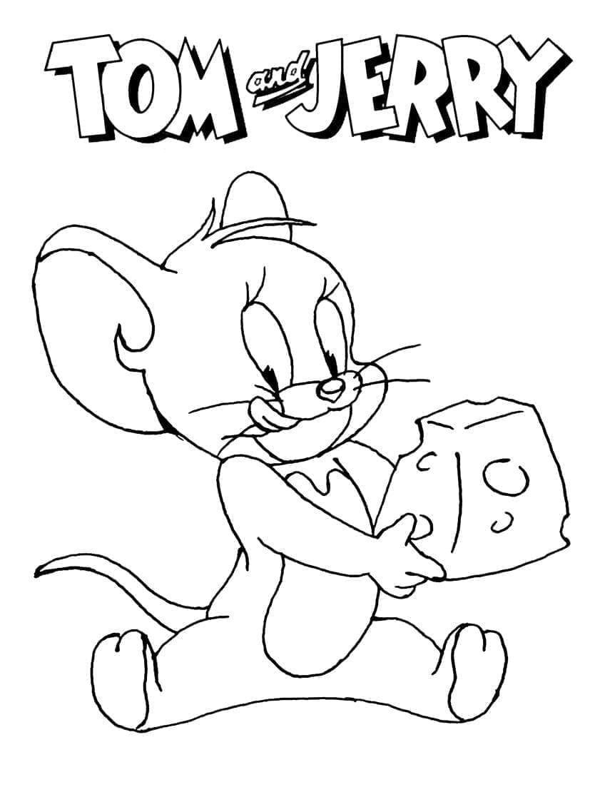 Tom og Jerry (4) fargelegging