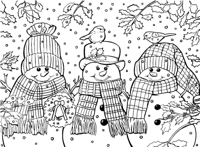 Vinter (1) fargelegging