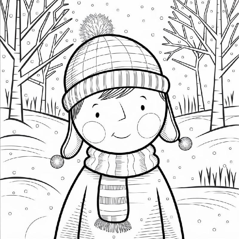 Vinter (21) fargelegging