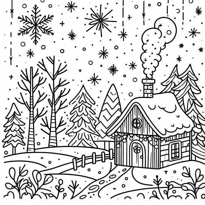 Vinter (31) fargelegging