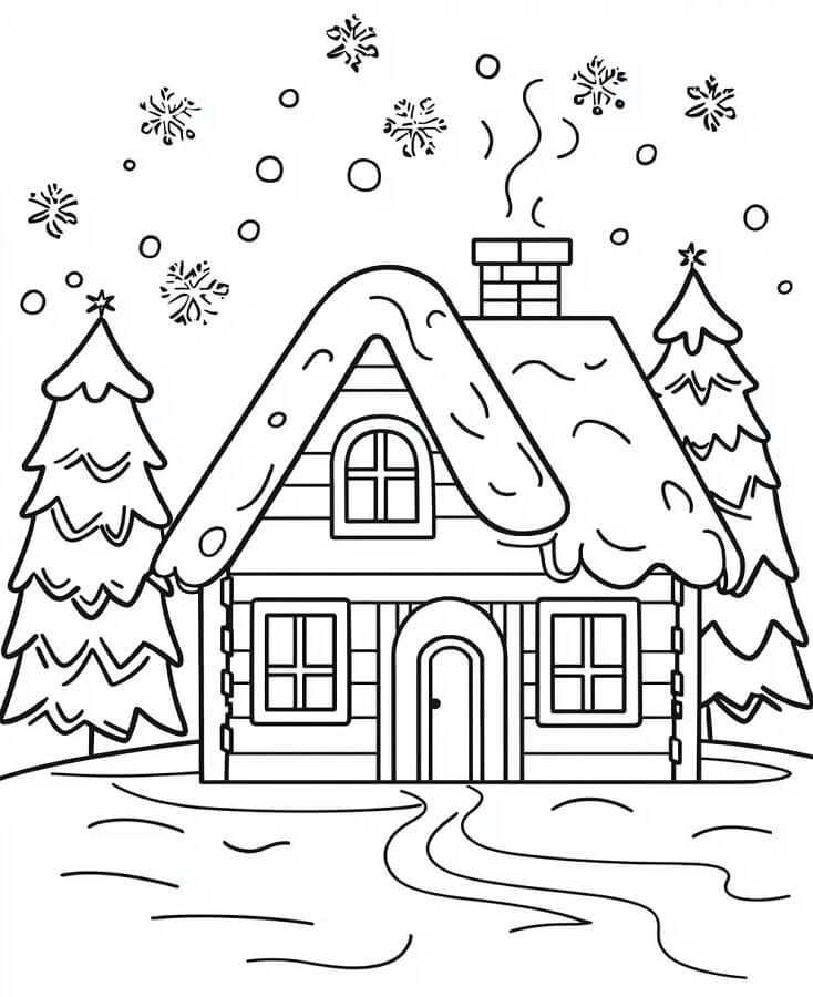 Vinter fargelegging