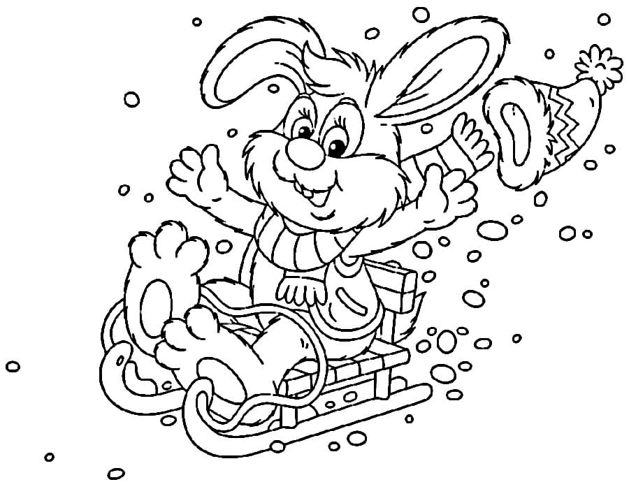 Vinter (7) fargelegging