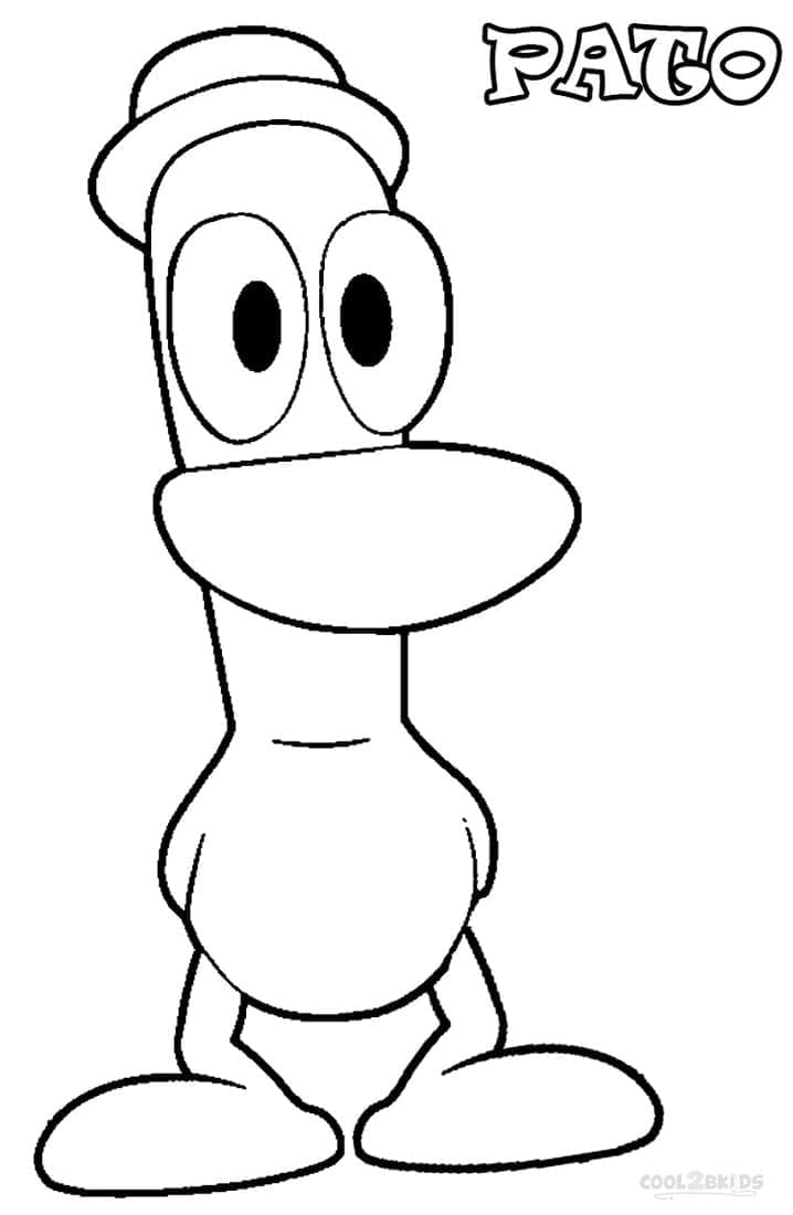 Barnas gratis Pocoyo fargelegging