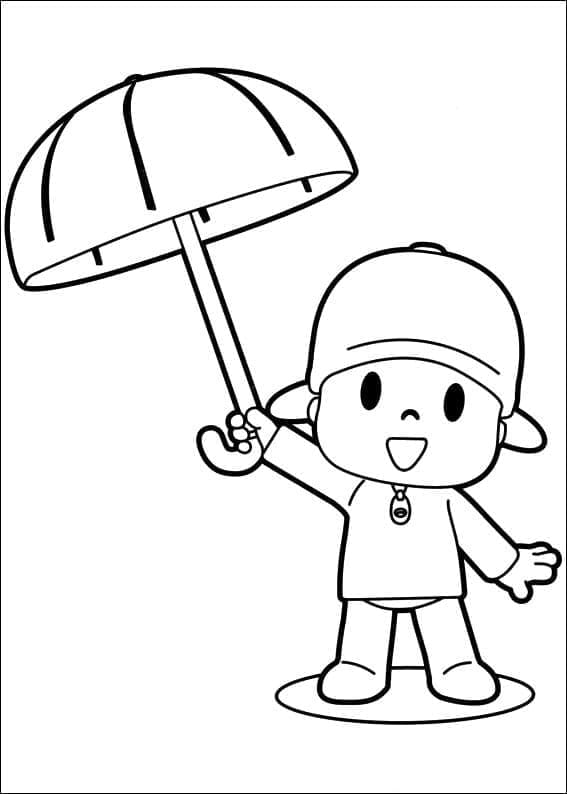 Bilde av Pocoyo fargelegging